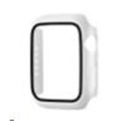 Polykarbonátové puzdro COTEetCI s ochranou obrazovky pre Apple Watch 45 mm biele