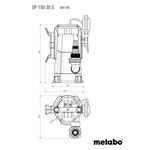 Ponorné čerpadlo METABO SP 150-35 S na znečistenú vodu (601795000)