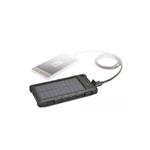 PORT CONNECT Solárna nabíjačka 2 USB, (2,1 1A) Power Bank 8000mAh, čierna