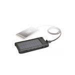PORT CONNECT solární nabíječka 2 USB, (2,1 +1A) + Power Bank 8000mAh, černá