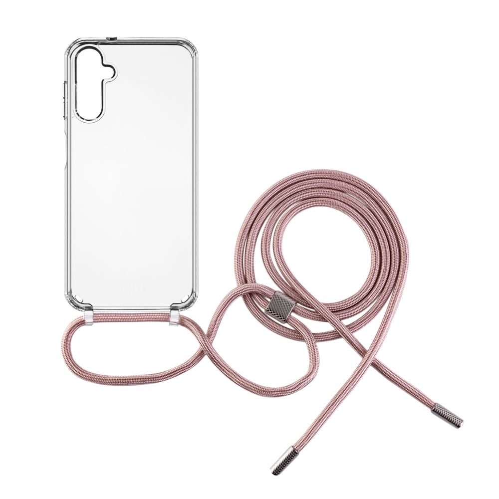 Pouzdro Fixed Pure Neck S Růžovou Šňůrkou Na Krk Pro Samsung Galaxy A14 ...