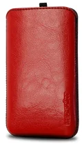Pouzdro Redpoint Blaze, pull out, PU kůže, velikost 4XL, červené