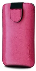 Pouzdro Redpoint Soft Slim se zavíráním, PU kůže, velikost 5XL, růžové