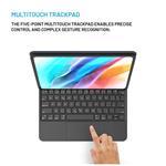 Pouzdro s bezdrátovou klávesnicí FIXED Typee pro Apple iPad Pro 11" M4 2024, CZ, černé