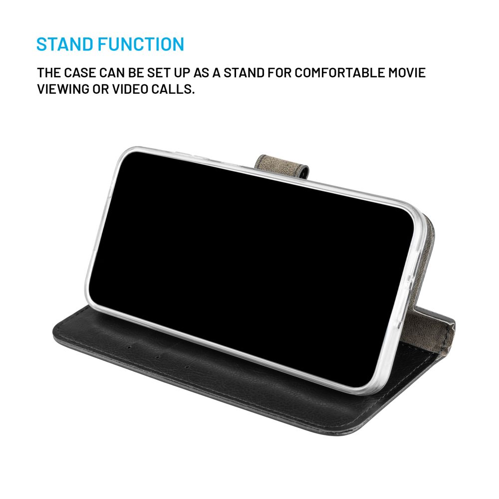 Pouzdro typu kniha FIXED Opus pro Apple iPhone 16e, černé