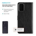 Pouzdro typu kniha FIXED Opus pro Motorola Moto G35 5G, černé