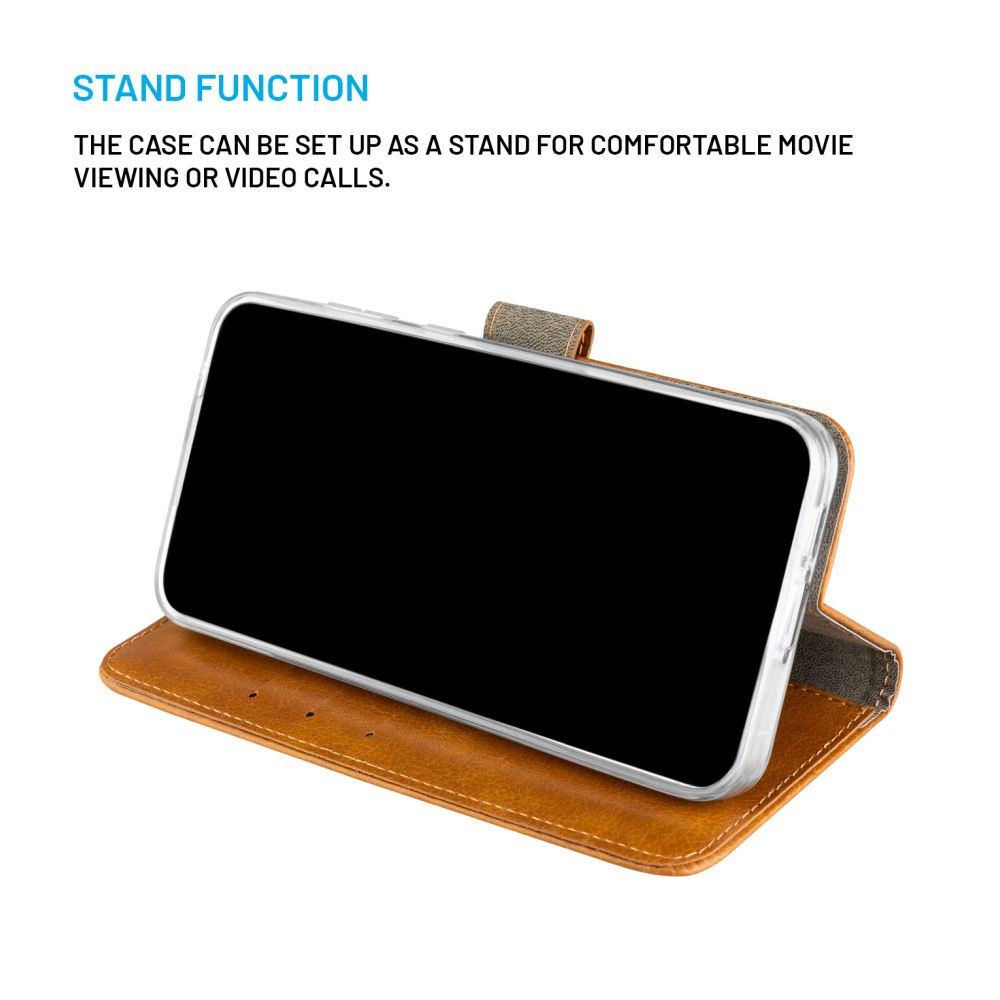 Pouzdro typu kniha FIXED Opus pro Samsung Galaxy A35 5G, hnědé