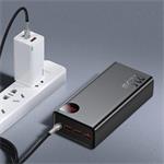 Power banka Baseus Adaman 40000mAh 22,5W 3x USB-A/micro USB/USB-C černá