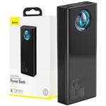 Power banka Baseus Amblight QC 30000mAh 65W čierna s káblom USB-C - USB-C 1m