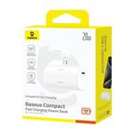 Power banka Baseus Compact 5000mAh 20W USB-C biela