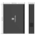 Power banka Viking NF130W s výstupom 220 V, 64000 mAh, čierna