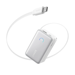 Powerbank Anker Nano 10000mAh, 45W s káblom USB-C biela