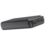 Powerbank ColorWay 20 000 mAh, 2x USB/ USB-C/ Micro-USB, čierna
