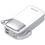 Powerbank ColorWay 30 000 mAh, 1x USB QC3.0/ USB-C/ Lightning/ 22,5 W/ biela