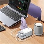 Powerbank ColorWay 50 000 mAh, 1x USB QC3.0/ USB-C/ Lightning/ 22,5 W/ biela