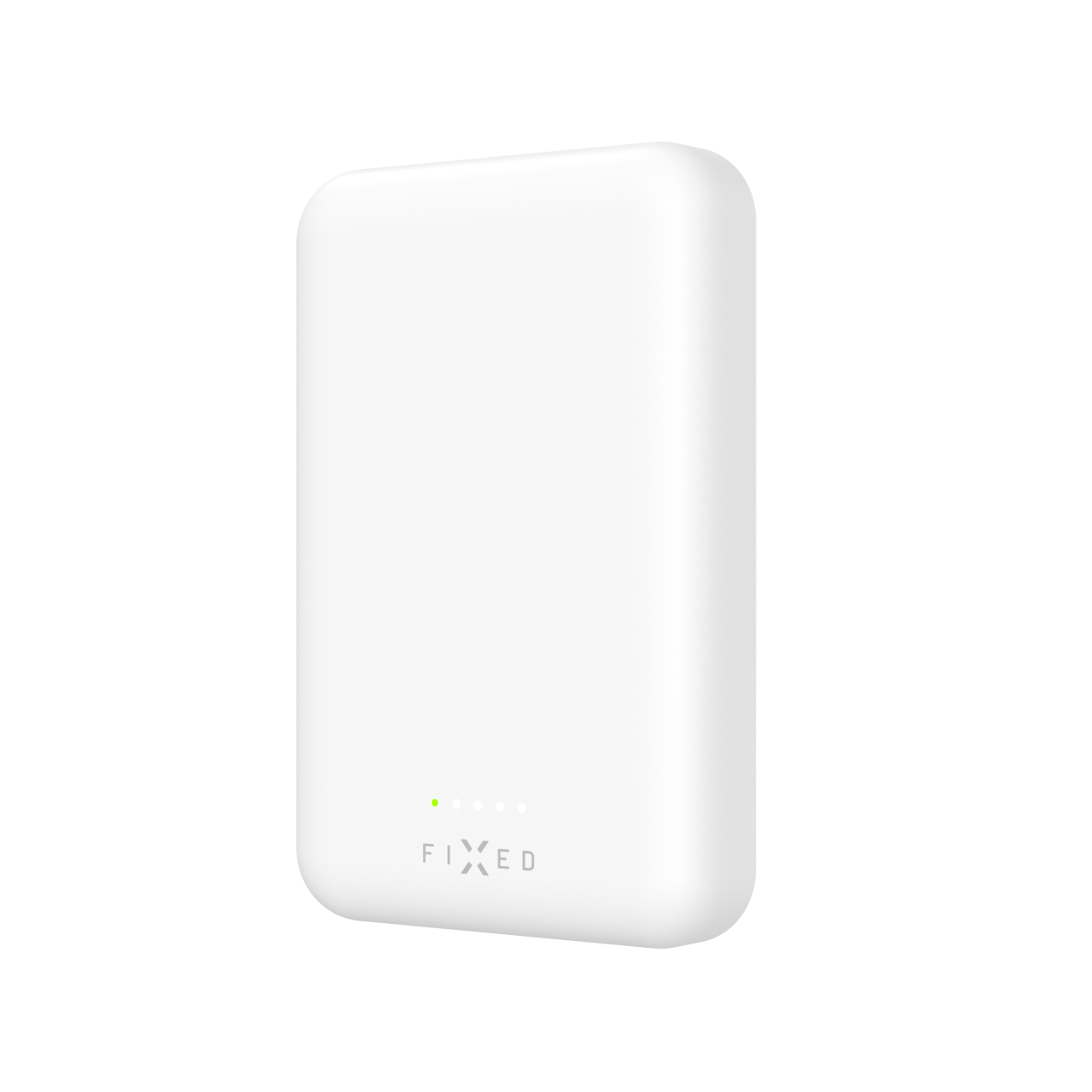 Powerbank FIXED MagZen s bezdrôtovým nabíjaním Magsafe, 6 000 mAh, biela