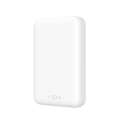 Powerbank FIXED MagZen s bezdrôtovým nabíjaním Magsafe, 6 000 mAh, biela
