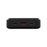 Powerbank FIXED Zen 20 Pro s LCD displejom a výkonom 130 W, 20 000 mAh, čierna