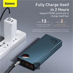Powerbanka Baseus Adaman Metal 20000mAh, 65W modrá