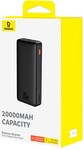 Powerbanka Baseus Airpow 20000 mAh, 20 W, čierna
