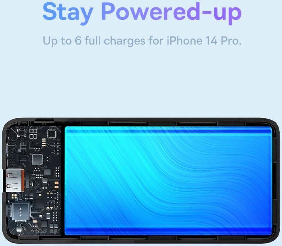 Powerbanka Baseus Airpow 30000mAh, 20W černá