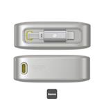 Powerbanka Baseus Free2Pull 20000mAh, 65W, s kabelem USB-C bílá