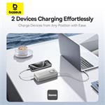 Powerbanka Baseus Free2Pull 20000mAh, 65W, s káblom USB-C biela