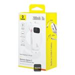 Powerbanka Baseus Qpow2 20000mAh, 30W, s káblom USB-C biela