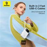 Powerbanka Baseus Qpow2 20000mAh, 30W, s káblom USB-C biela