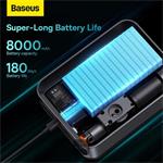 Powerbanka Baseus Super Energy 8000mAh, se startovacími kabely a kompresorem černá