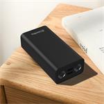 Powerbanka ColorWay so svetlom/ 30 000 mAh/ 2x USB/ USB-C, čierna