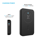 Powerbanka FIXED MagZen s bezdrátovým nabíjením Magsafe, 6 000 mAh, černá