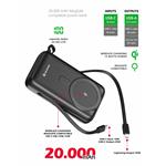 Powerbanka Swissten 20 000 mAh PD, MagSafe