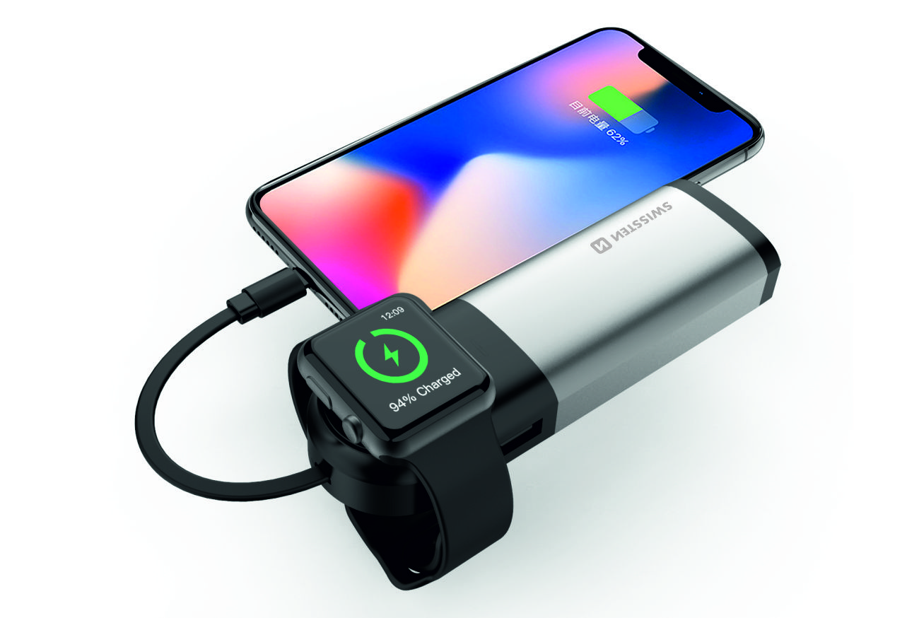 Powerbanka Swissten pre Apple Watch, 6700 mAh