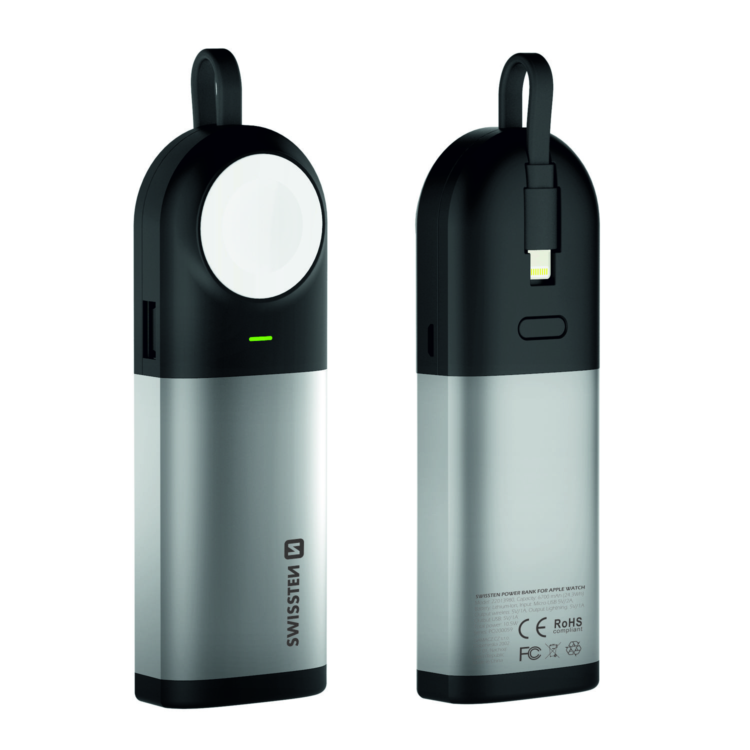 Powerbanka Swissten pre Apple Watch, 6700 mAh