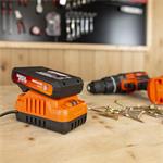 Powerplus POWDP90620 - Nabíječka 20V/40V 2.0A plus Baterie 20V LI-ION 2,0Ah