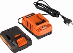 Powerplus POWDP90630 - Nabíjačka 20V/40V 2,0A a batéria 20V LI-ION 3,0Ah
