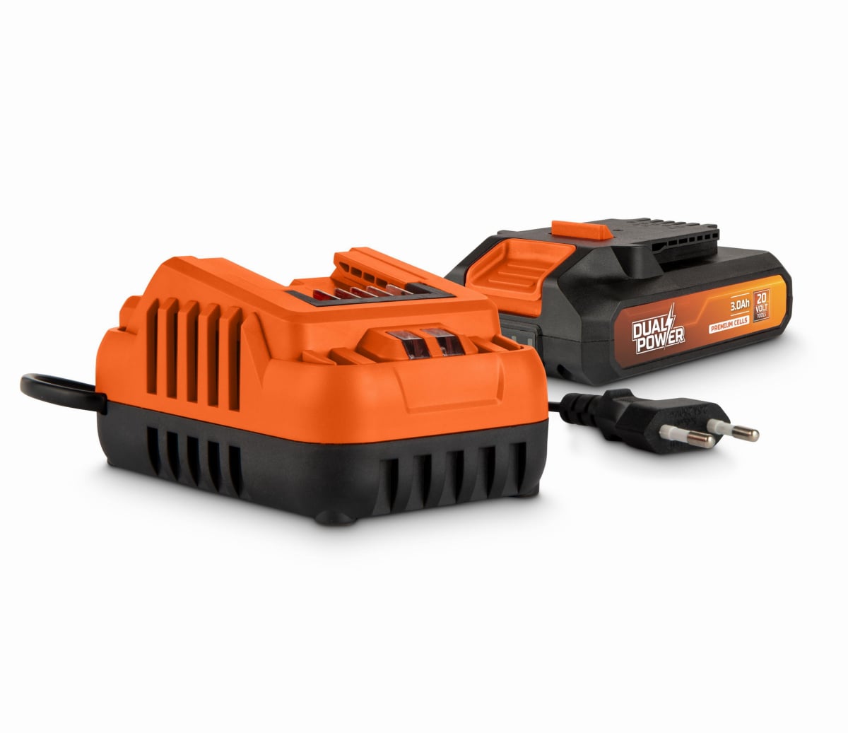 Powerplus POWDP90630 - Nabíječka 20V/40V 2.0A plus Baterie 20V LI-ION 3,0Ah