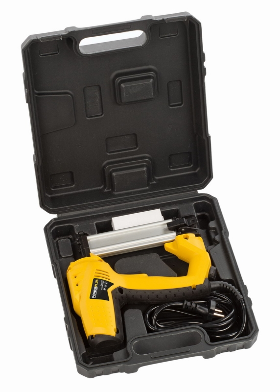 Powerplus POWX13800 - Elektrická sponkovačka / klincovačka 50W