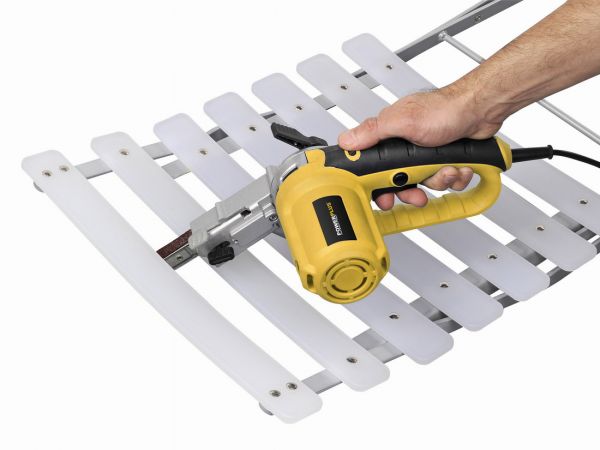 Powerplus POWX139 - Elektrická pásová bruska / pilník 400 W