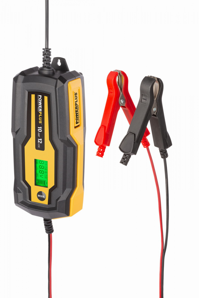 Powerplus POWX4207 - Automatická nabíjačka batérií 160W / 10A / 200Ah