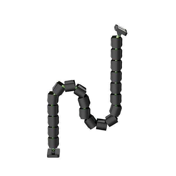 Powerton WPECM3B organizér kabelů černozelený