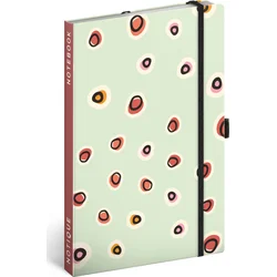 Poznámkový blok Polka dots, linajkovaný, 13 × 21 cm
