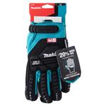 Pracovné rukavice MAKITA s ochranou proti nárazu, veľkosť XL/10