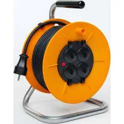Predlžovací kábel MUNOS - bubon 25 m gumový HOBBY 4x (110)