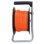 Predlžovací kábel Solight, 4 zásuvky, 25 m, oranžový kábel, 3x 1,5 mm2