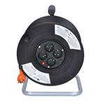 Predlžovací kábel Solight, 4 zásuvky, 50 m, oranžový kábel, 3x 1,5 mm2