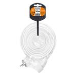 Predlžovací kábel Solight - konektor, 1 zásuvka, 10 m, 3 x 1 mm2, biely
