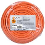 Predlžovací kábel Solight - konektor, 1 zásuvka, 40 m, 3 x 1,5 mm2, oranžový
