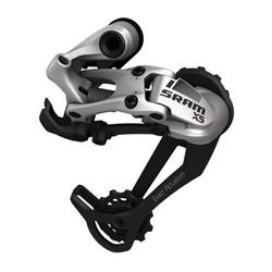 Prehadzovačka SRAM X-5 9speed, dlhé vodítko, hliníková, strieborná